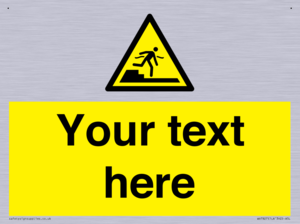 Custom warning Submerged step or steps